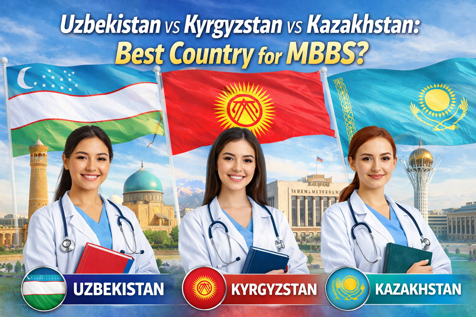 Uzbekistan vs Kyrgyzstan vs Kazakhstan: Best Country for MBBS